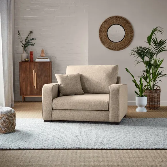 Deep Sit Snuggle Chair - Natural, Multi Weave