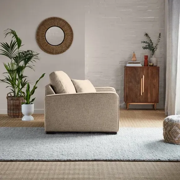 Deep Sit Snuggle Chair - Natural, Multi Weave