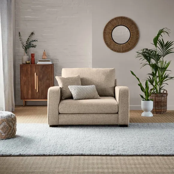 Deep Sit Snuggle Chair - Natural, Multi Weave