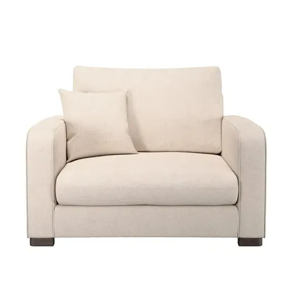 Deep Sit Snuggle Chair - Natural, Soft Texture