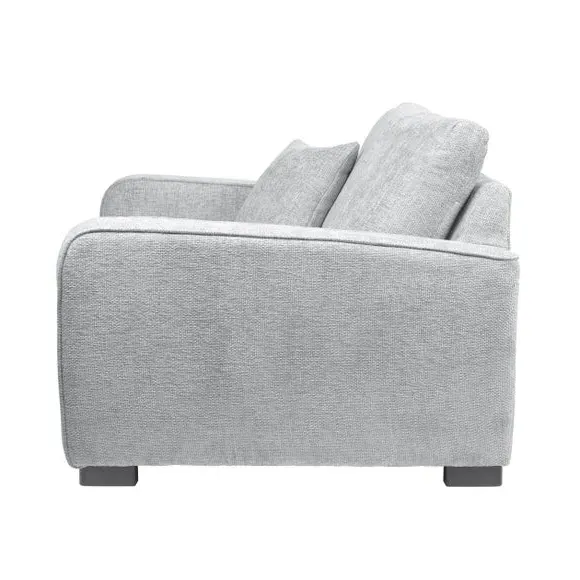 Deep Sit Snuggle Chair with Cushion - Silver