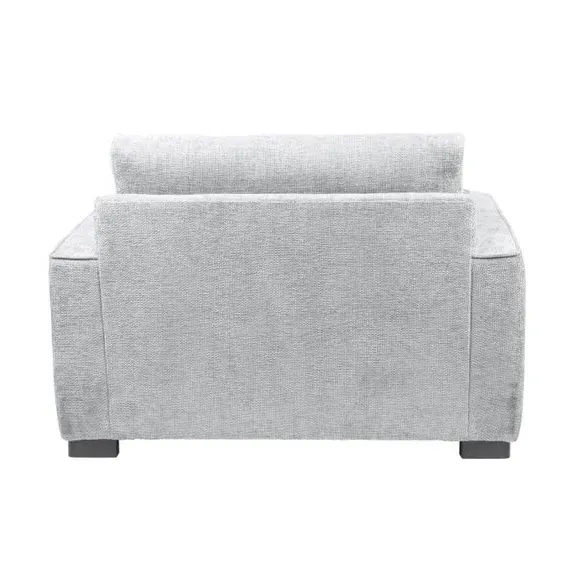 Deep Sit Snuggle Chair with Cushion - Silver