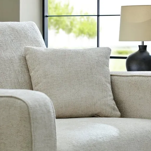 Deep Sit Snuggle Chair with Cushion - White
