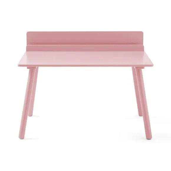 Desk and Stool Set with Storage - Pink