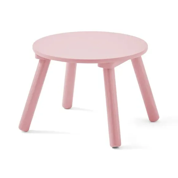Desk and Stool Set with Storage - Pink