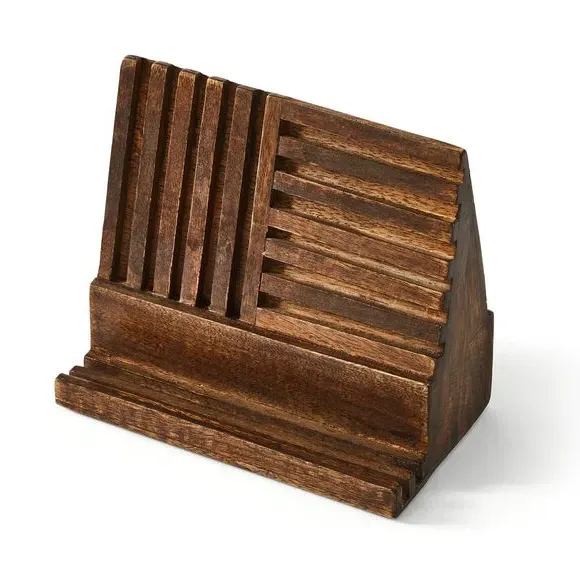 Desk Organiser with Drawer - Brown, Mango Wood