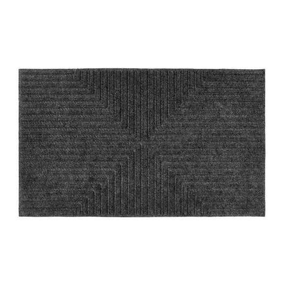 Diamond Doormat Washable - Grey, Rubber