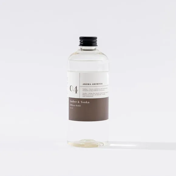 Diffuser Refill - Amber and Tonka Fragrance