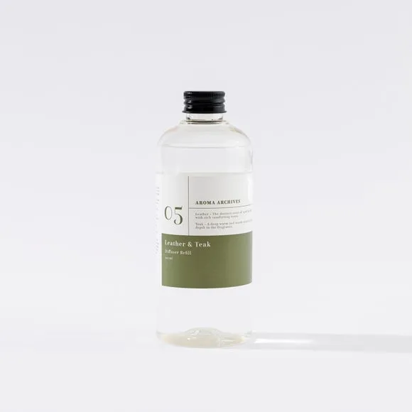 Diffuser Refill - Leather and Teak Fragrance