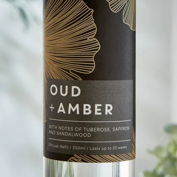 Diffuser Refill - Oud and Amber Scent