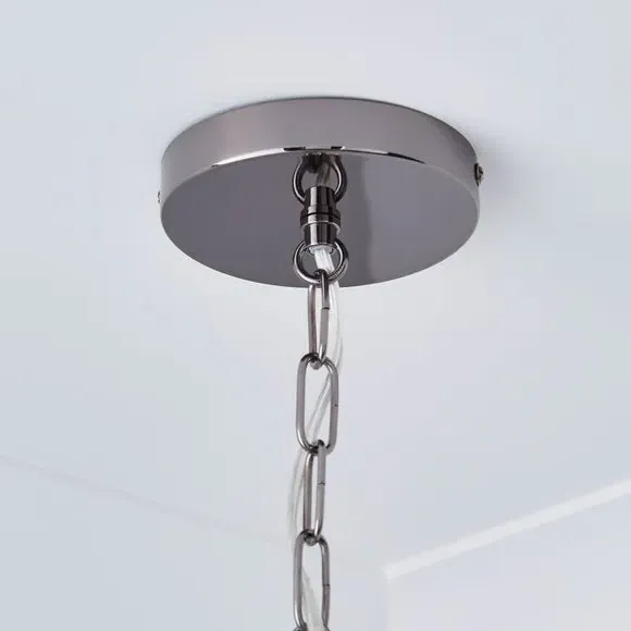 Dimmable Pendant Light - Gold, Mercury Glass