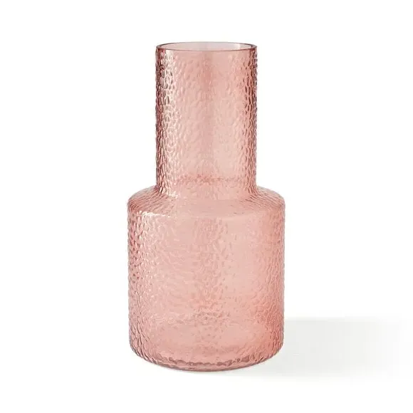 Dimpled Glass Vase - Ginger, Glass
