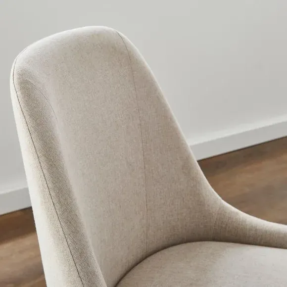 Dining Chair - Natural, Luna Fabric