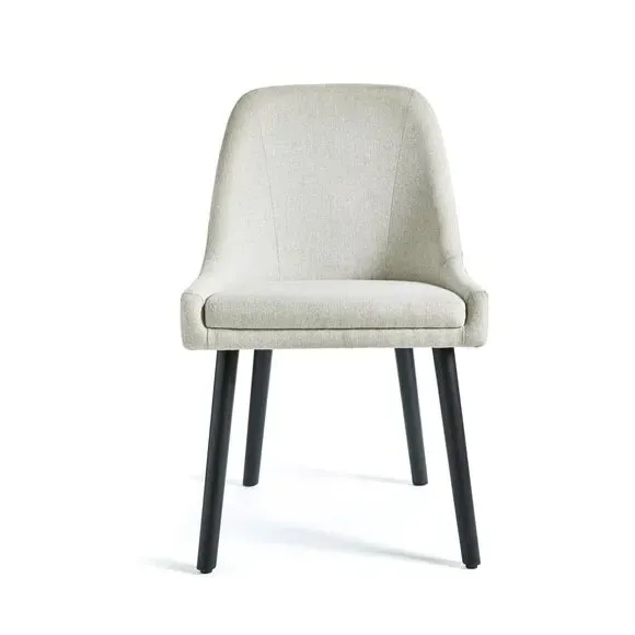 Dining Chair - Natural, Luna Fabric