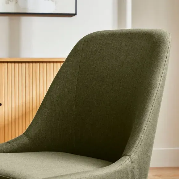 Dining Chair - Olive, Luna Fabric