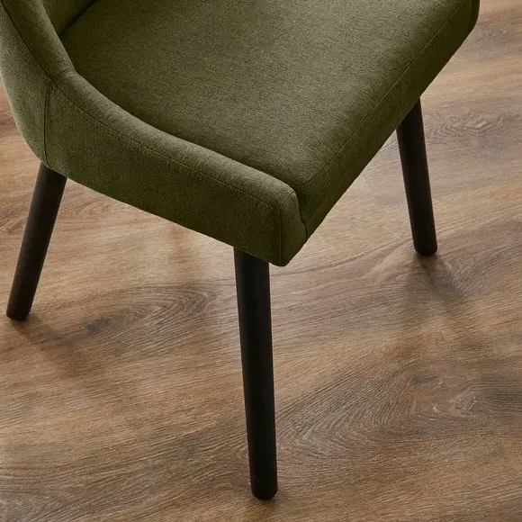 Dining Chair - Olive, Luna Fabric