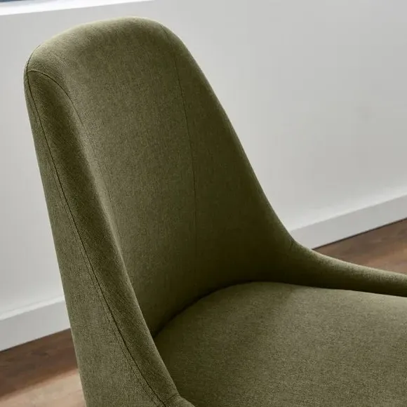 Dining Chair - Olive, Luna Fabric