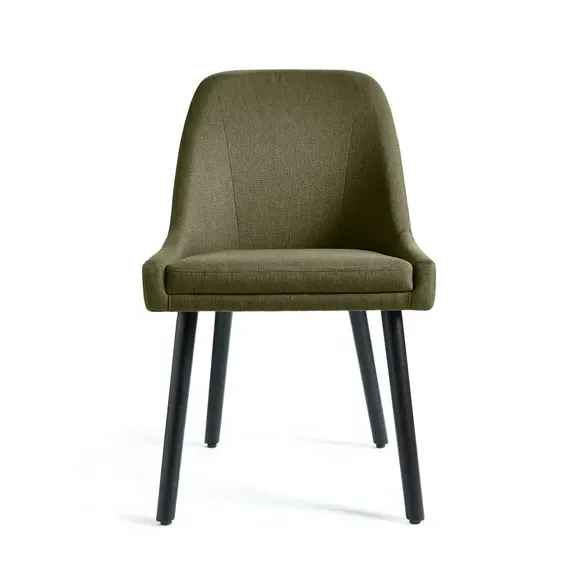 Dining Chair - Olive, Luna Fabric
