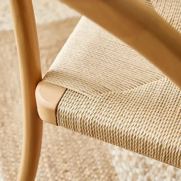 Dining Chair with Armrests - Oak, Beech