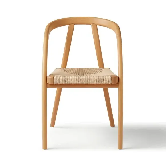Dining Chair with Armrests - Oak, Beech