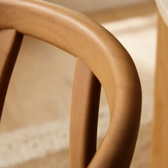 Dining Chair with Armrests - Oak, Beech