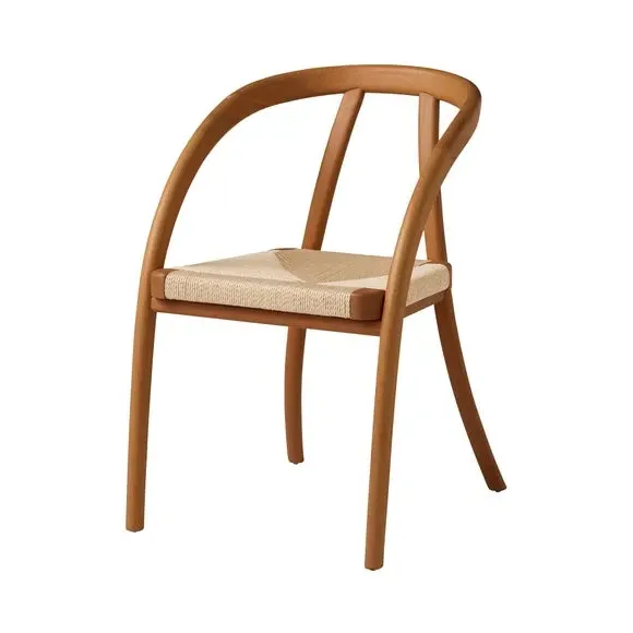 Dining Chair with Armrests - Oak, Beech