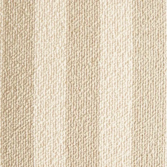 Dining Chair with Cushioned Seat - Natural, Boucle