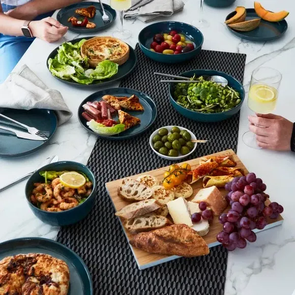 Dinner Plate - Pacific Blue, Stoneware