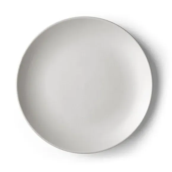 Dinner Plate with Matte Finish - Grey, Stoneware