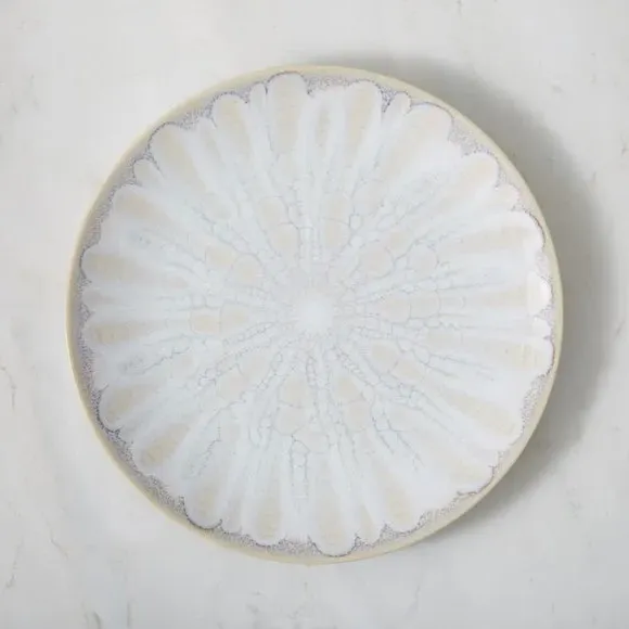 Dinner Plate with Reactive Glaze - Brown, Stoneware