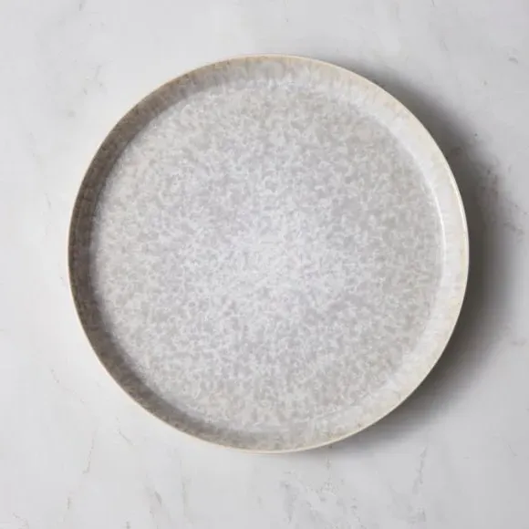 Dinner Plate with Reactive Glaze - Grey, Ceramic image
