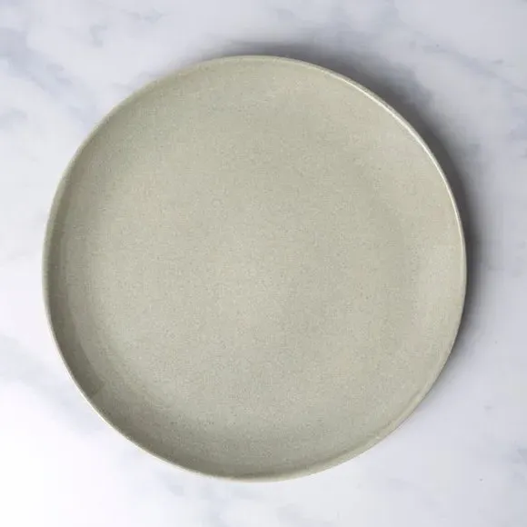Dinner Plate with Reactive Glaze - Grey, Stoneware image
