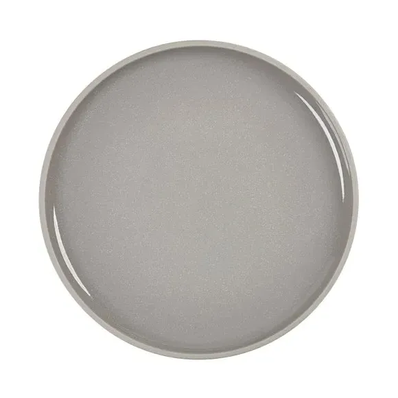 Dinner Plate with Speckle Glaze - Grey, Stoneware