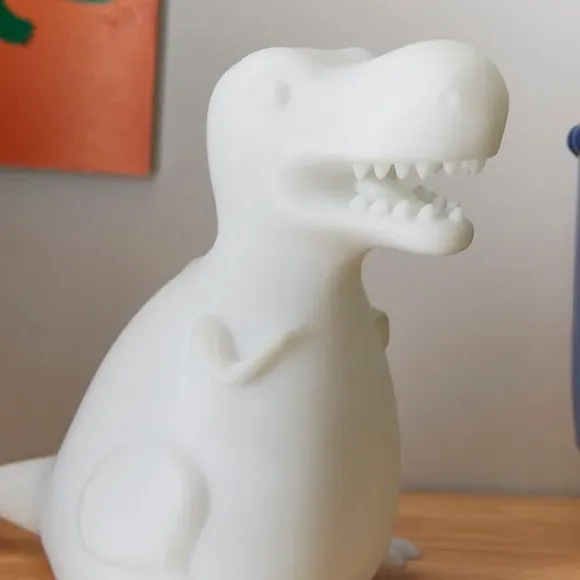 Dinosaur LED Night Light - White