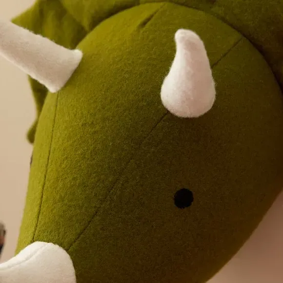 Dinosaur Wall Head Decoration - Green