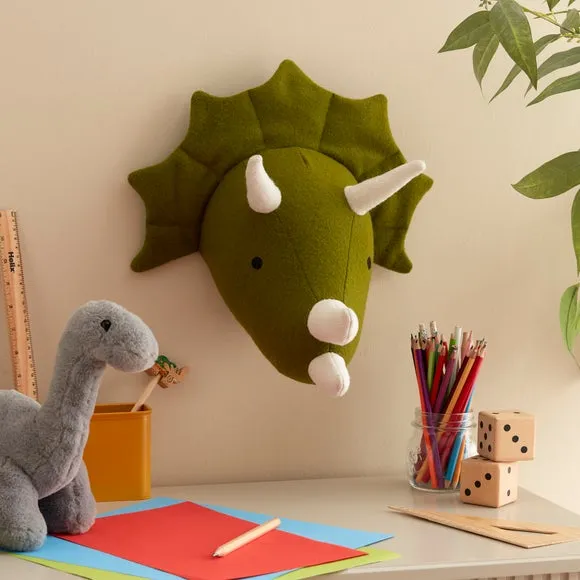 Dinosaur Wall Head Decoration - Green image