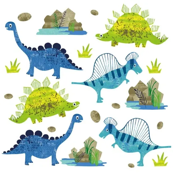 Dinosaur Wall Stickers - Multicolor