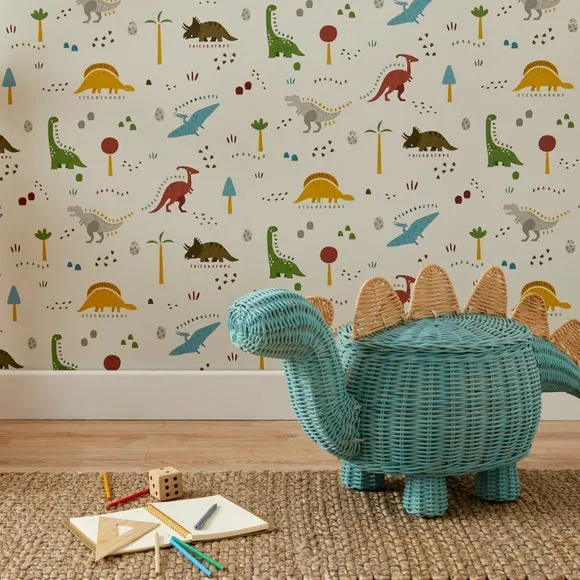 Dinosaur Wallpaper - Multicolor, Paper