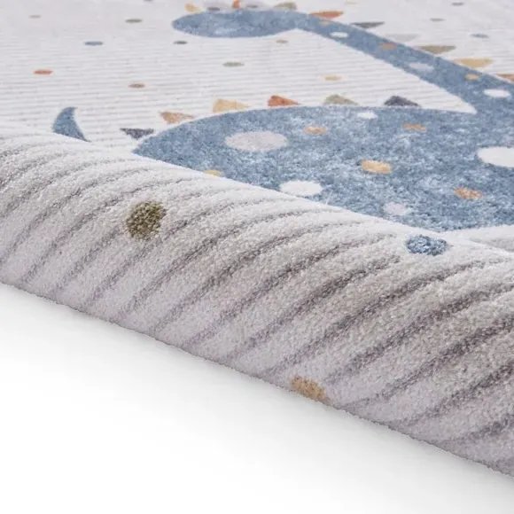 Dinosaur Washable Rug - Multicoloured