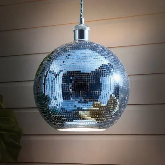 Disco Ball Pendant Shade Easy Fit - Blue