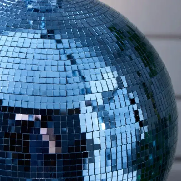 Disco Ball Pendant Shade Easy Fit - Blue