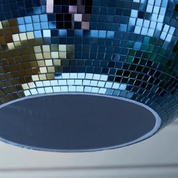 Disco Ball Pendant Shade Easy Fit - Blue
