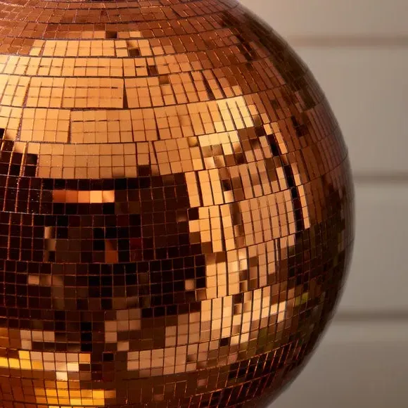 Disco Ball Pendant Shade Easy Fit - Orange