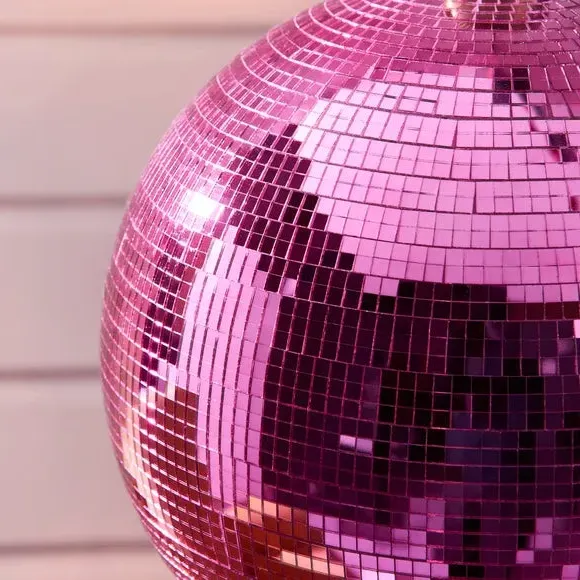 Disco Ball Pendant Shade Easy Fit - Pink
