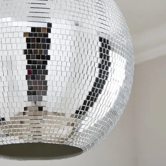 Disco Ball Pendant Shade Easy Fit - Silver