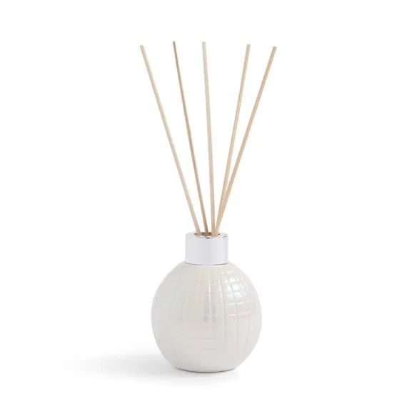 Disco Ball Reed Diffuser - White, Ceramic
