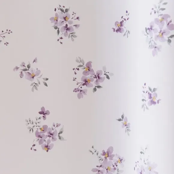 Ditsy Blackout Eyelet Curtains - Mauve