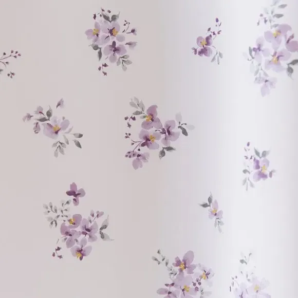 Ditsy Blackout Eyelet Curtains - Mauve