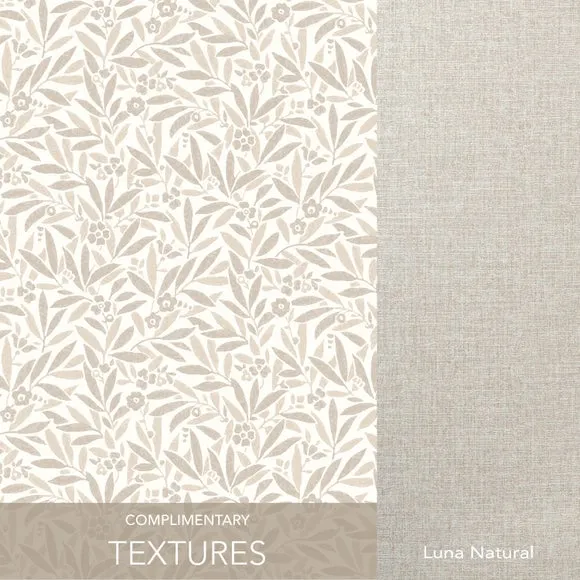 Ditsy Leaves Wallpaper - Sandstone