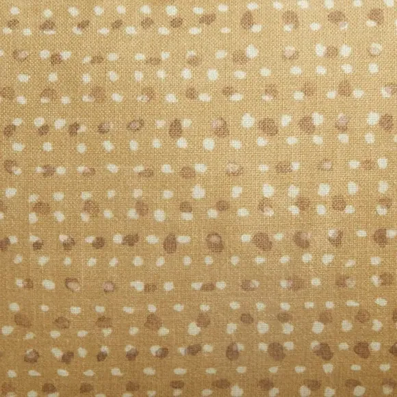 Ditsy Print Cushion - Bronze, Polyester